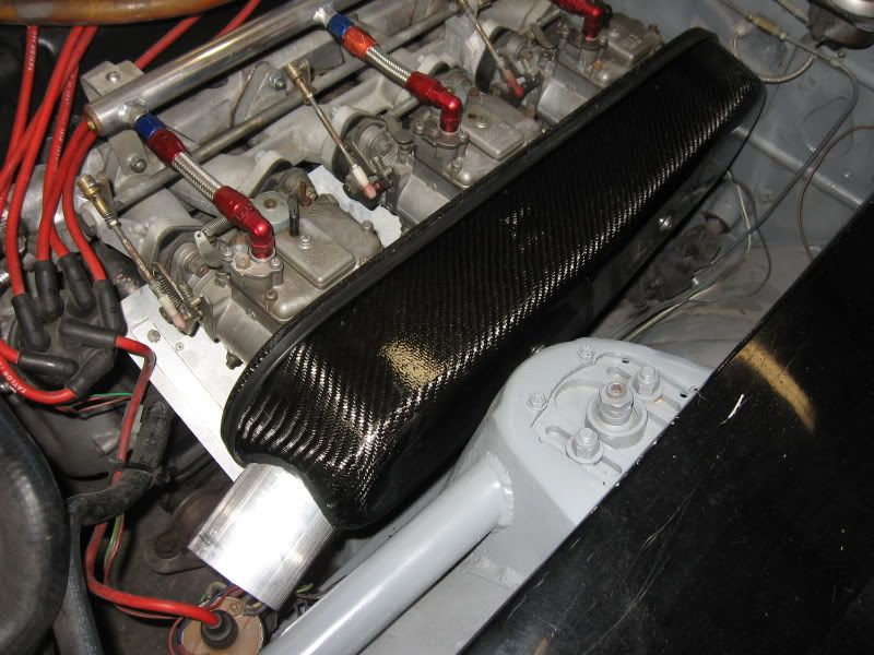 carbon fiber triple carb air box Carburetor Central The Classic